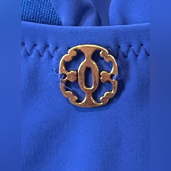 Natori Tummy Control Deco Blue Tankini top Size 6 B/C - Picture 3 of 6